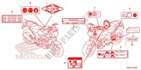 CAUTION LABEL (1) for Honda NC 700 ABS 2013