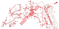 REAR BRAKE MASTER CYLINDER (NC700SA/SD) for Honda NC 700 ABS DCT 35KW 2013