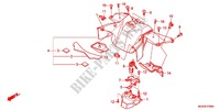 CENTER BODY COVER for Honda NC 700 X ABS DCT 35KW 2013
