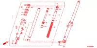 FRONT FORK for Honda NC 700 X ABS DCT 2013