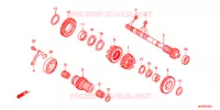 GEARBOX (NC700XD) (ARBRE SECONDAIRE) for Honda NC 700 X ABS DCT 2013