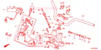 HANDLE PIPE/TOP BRIDGE (2) for Honda NC 700 X ABS DCT 2013