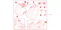 SADDLEBAG SET 29L for Honda NC 700 X ABS DCT 2013