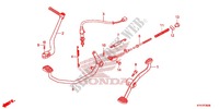 KICK STARTER ARM   BRAKE PEDAL   GEAR LEVER for Honda WING GO 100 Front disk 2014