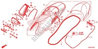 SINGLE SEAT (2) for Honda FORZA 300 ABS 2013