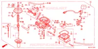 CARBURETOR (2) for Honda SC 125 2010