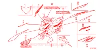 STICKERS for Honda SC 125 2010