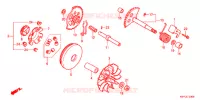VARIATOR   KICK STARTER SPINDLE for Honda SC 125 2010