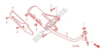 EXHAUST MUFFLER (2) for Honda SCR 110 2012