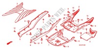 FLOOR PANEL   SIDE SKIRT for Honda SCR 110 2012