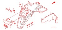REAR FENDER for Honda SCR 110 2012