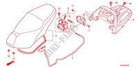 SINGLE SEAT (2) for Honda SCR 110 2012