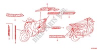 STICKERS for Honda SH 125 ABS SPECIAL 3F 2013