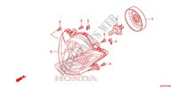 HEADLIGHT for Honda SH 125 ABS STANDARD 2013