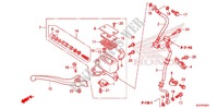 FRONT BRAKE MASTER CYLINDER (SH125A,AD/SH150A,AD) for Honda SH 125 ABS D TOP BOX 2013