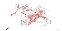 SWINGARM   CHAIN CASE for Honda SH 125 ABS D TOP BOX 2013