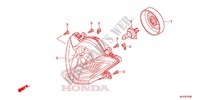 HEADLIGHT for Honda SH 125 D SPECIAL 3ED 2013