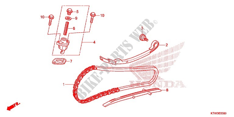 CAM CHAIN   TENSIONER for Honda SH 300 ABS 2013