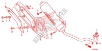 EXHAUST MUFFLER (2) for Honda SH 150 ABS SPECIAL 3ED 2013