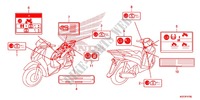 CAUTION LABEL (1) for Honda SH 150 ABS D 2013