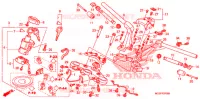 HANDLE PIPE/TOP BRIDGE (2) for Honda ST 1300 ABS POLICE 2006