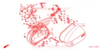 R. SADDLEBAG  for Honda ST 1300 ABS POLICE 2006