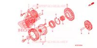 STARTER MOTOR CLUTCH for Honda ST 1300 ABS POLICE 2006