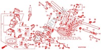 HANDLE PIPE/TOP BRIDGE (2) for Honda ST 1300 ABS POLICE 2006