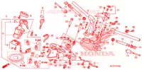 HANDLE PIPE/TOP BRIDGE (2) for Honda ST 1300 ABS POLICE 2008