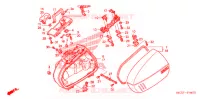 R. SADDLEBAG  for Honda ST 1300 ABS POLICE 2008