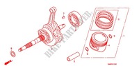 CRANKSHAFT for Honda TRX 250 FOURTRAX RECON Electric Shift 2012