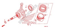CRANKSHAFT for Honda TRX 250 FOURTRAX RECON Standard 2013