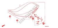 SINGLE SEAT (2) for Honda TRX SPORTRAX 250 X 2013