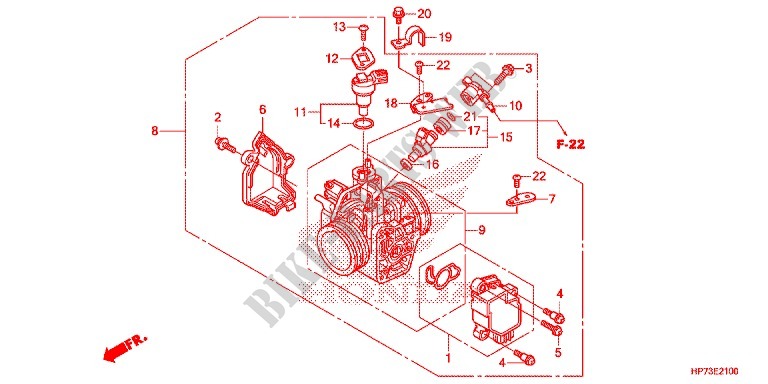 THROTTLE BODY for Honda FOURTRAX 420 RANCHER 4X4 AT PS 2013