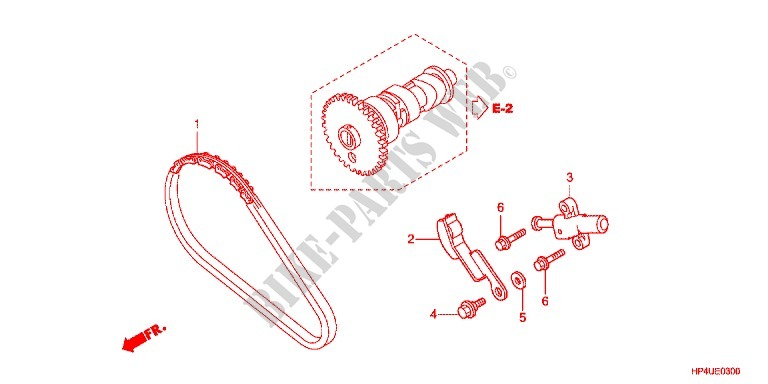 CAM CHAIN   TENSIONER for Honda FOURTRAX 420 RANCHER 4X4 PS RED 2011