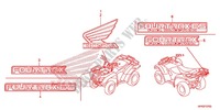 STICKERS (2WD) for Honda FOURTRAX 420 RANCHER 2X4 BASE 2013