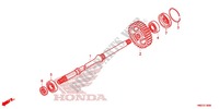 FINAL SHAFT for Honda FOURTRAX 500 FOREMAN RUBICON Hydrostatic 2014