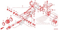 SWINGARM   CHAIN CASE for Honda FOURTRAX 500 FOREMAN RUBICON Power Steering 2014