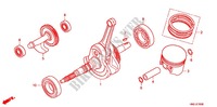 CRANKSHAFT for Honda FOURTRAX 500 FOREMAN RUBICON Power Steering 2013