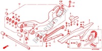 SWINGARM   CHAIN CASE for Honda CROSSRUNNER 800 2014