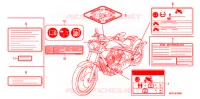 CAUTION LABEL (1) for Honda VT 1300 FURY 2010