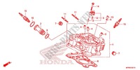 REAR CYLINDER HEAD for Honda VT 1300 C FURY ABS BLACK 2013