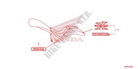 STICKERS (VT1300CXA) for Honda VT 1300 C FURY ABS BLACK 2013