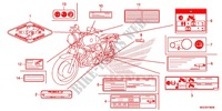 CAUTION LABEL (1) for Honda CB 1100 ABS NERO LUCIDO 2014