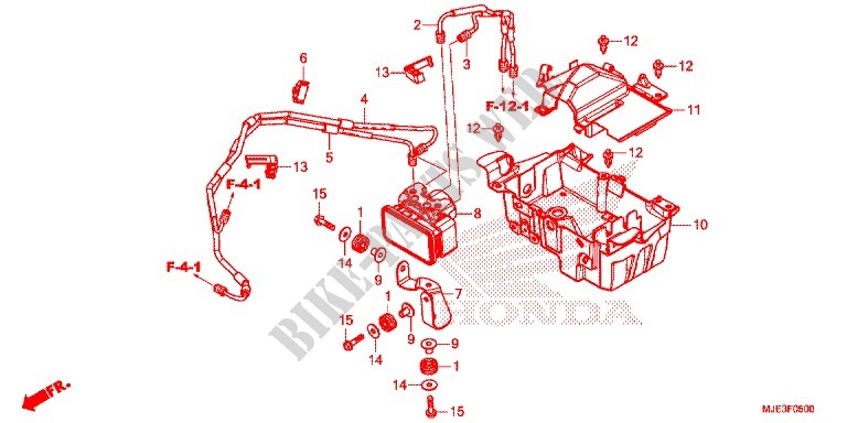 ABS MODULATOR for Honda CBR 650 F ABS 35KW 2014