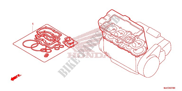 GASKET KIT for Honda CBR 650 F ABS HRC TRICOLOR 35KW 2014