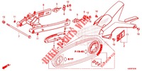 SWINGARM   CHAIN CASE for Honda MSX 125 2014
