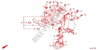 CENTER BODY COVER for Honda NC 700 X ABS DCT 2014