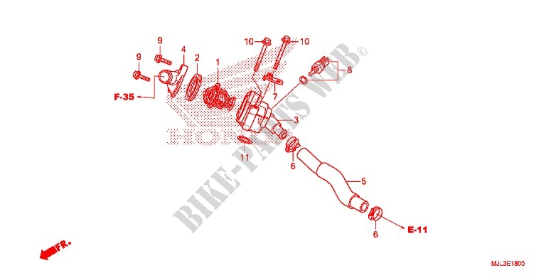 THERMOSTAT for Honda NC 700 X ABS DCT 2014