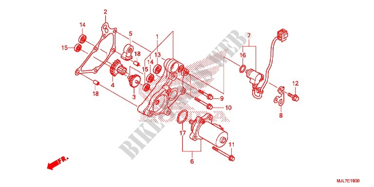 REDUCTION CASE for Honda NC 750 INTEGRA 2TH 2014